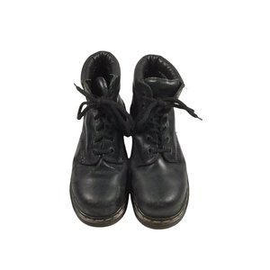 Dr, Martens Air Weir Black Leather Industrial Boots Air Cushion Steel Toe Men’s